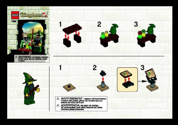 Bauanleitungen LEGO - 7955 - Wizard: Page 1