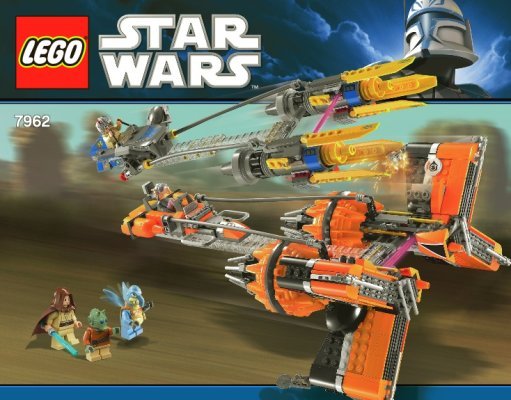 Bauanleitungen LEGO - 7962 - Anakin's & Sebulba's Podracers™: Page 1