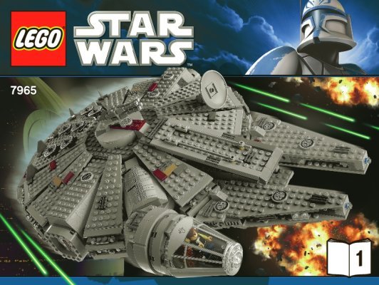 Bauanleitungen LEGO - Star Wars - 7965 - Millennium Falcon™: Page 1