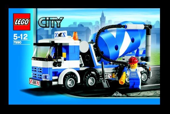 Bauanleitungen LEGO - 7990 - Cement Mixer: Page 1