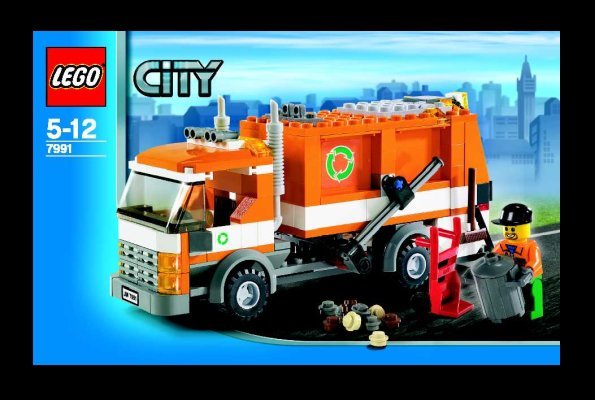 Bauanleitungen LEGO - 7991 - Garbage Truck: Page 1