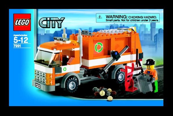 Bauanleitungen LEGO - 7991 - Garbage Truck: Page 1