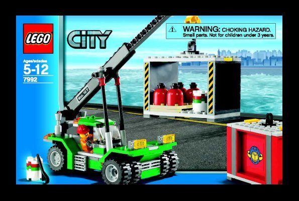 Bauanleitungen LEGO - 7992 - Container Stacker: Page 1