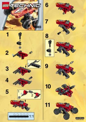 Bauanleitungen LEGO - 8003 - Volcano Climber: Page 1