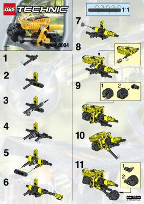 Bauanleitungen LEGO - 8004 - DIRT BIKE: Page 1