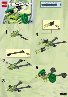 Bauanleitungen LEGO - 8006 - SWAMP CRAFT: Page 1