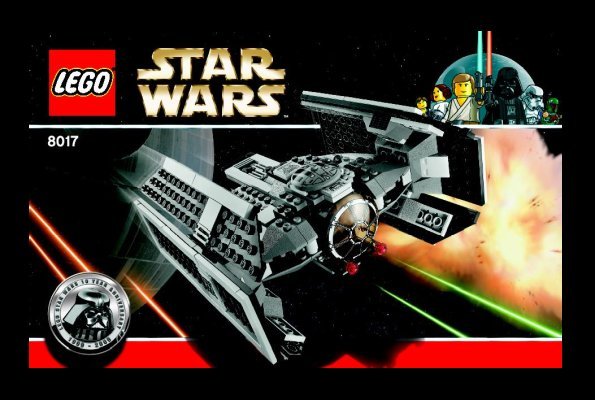 Bauanleitungen LEGO - 8017 - Darth Vader's TIE Fighter™: Page 1