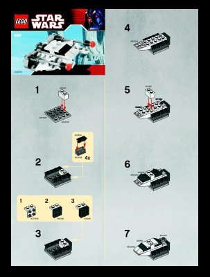 Bauanleitungen LEGO - 8029 - Mini Snowspeeder: Page 1