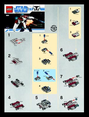 Bauanleitungen LEGO - 8031 - Mini V-19 Torrent: Page 1