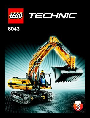 Bauanleitungen LEGO - 8043 - Motorized Excavator: Page 1