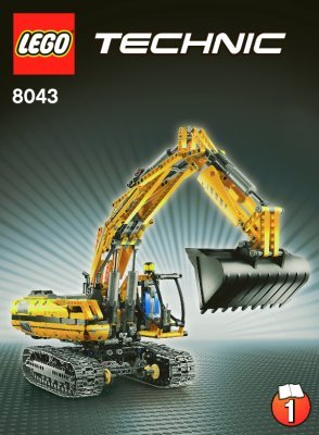 Bauanleitungen LEGO - 8043 - Motorized Excavator: Page 1