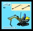 Bauanleitungen LEGO - 8047 - Compact Excavator: Page 43