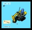 Bauanleitungen LEGO - 8047 - Compact Excavator: Page 47