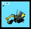 Bauanleitungen LEGO - 8047 - Compact Excavator: Page 48