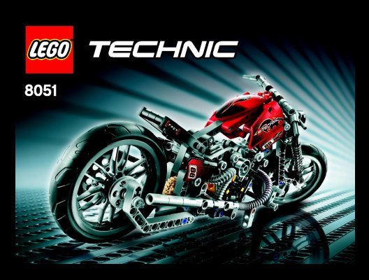 Bauanleitungen LEGO - 8051 - Motorbike: Page 1