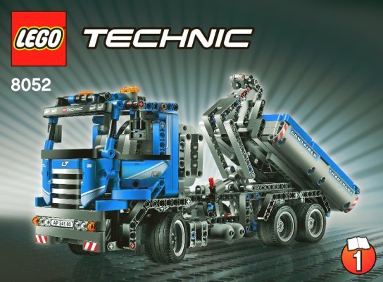 Bauanleitungen LEGO - 8052 - Container Truck: Page 1