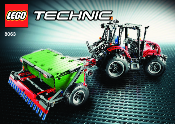 Bauanleitungen LEGO - 8063 - Tractor with Trailer: Page 1