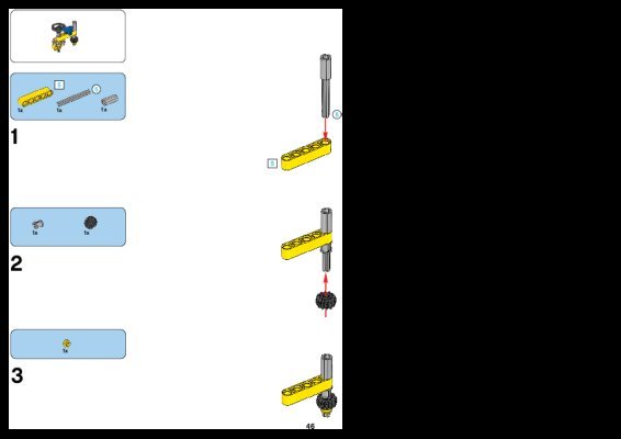 Bauanleitungen LEGO - 8069 - Backhoe Loader: Page 1