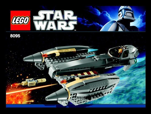 Bauanleitungen LEGO - 8095 - General Grievous' Starfighter™: Page 1