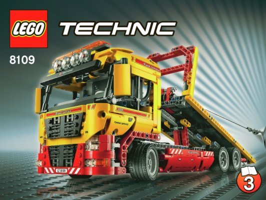 Bauanleitungen LEGO - 8109 - Flatbed Truck: Page 1