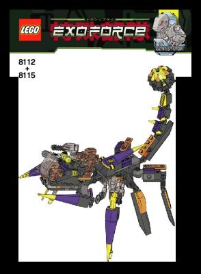 Bauanleitungen LEGO - 8112 - Battle Arachnoid: Page 1