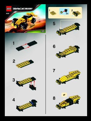 Bauanleitungen LEGO - 8122 - Desert Viper: Page 1