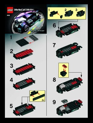 Bauanleitungen LEGO - 8132 - Night Driver: Page 1