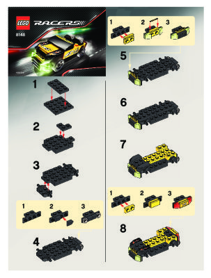 Bauanleitungen LEGO - 8148 - EZ-Roadster: Page 1