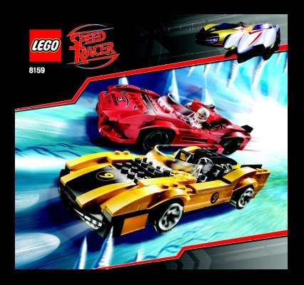 Bauanleitungen LEGO - 8159 - Racer X & Taejo Togokhan: Page 1