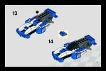 Bauanleitungen LEGO - 8163 - Blue Sprinter: Page 9