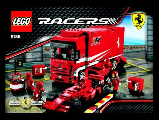 Bauanleitungen LEGO - 8185 - Ferrari Truck: Page 1