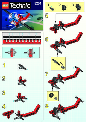 Bauanleitungen LEGO - 8204 - AIRPLANE: Page 1