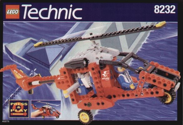 8232 - HELICOPTER WITH PRESS AND PLAY