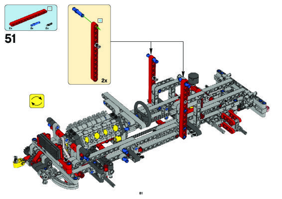 Bauanleitungen LEGO - 8258 - Crane Truck: Page 1