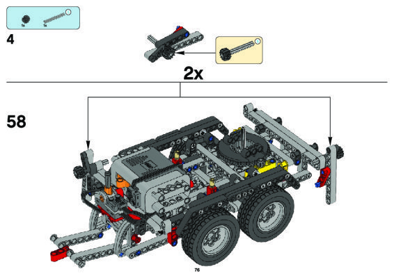 Bauanleitungen LEGO - 8258 - Crane Truck: Page 1