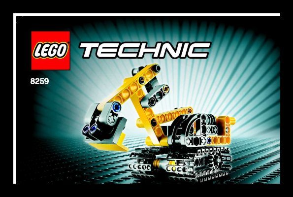 Bauanleitungen LEGO - 8259 - Mini Bulldozer: Page 1