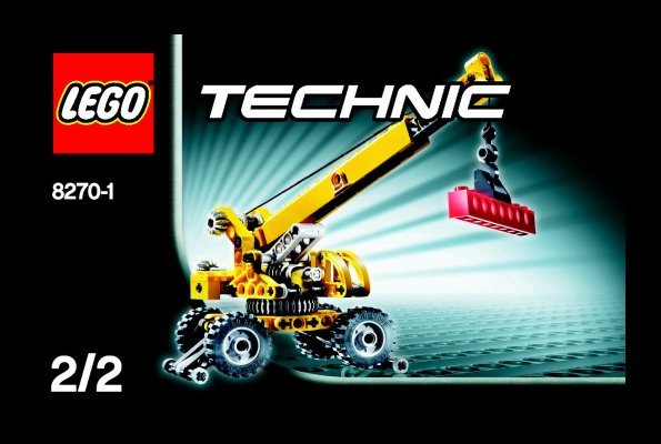 Bauanleitungen LEGO - 8270 - Rough Terrain Crane: Page 1