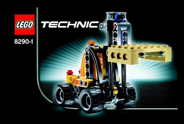 Bauanleitungen LEGO - 8290 - Mini Forklift: Page 1