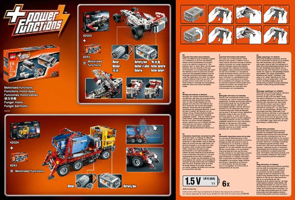 Bauanleitungen LEGO - Power Functions - 8293 - Power Functions Tuning-Set: Page 1