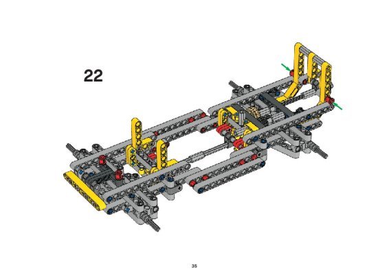 Bauanleitungen LEGO - 8295 - Telescopic Handler: Page 1