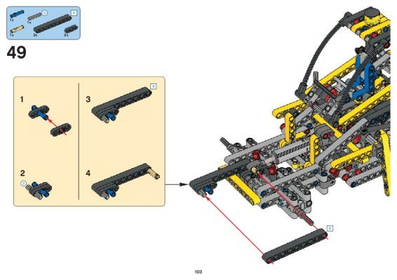 Bauanleitungen LEGO - 8295 - Telescopic Handler: Page 1