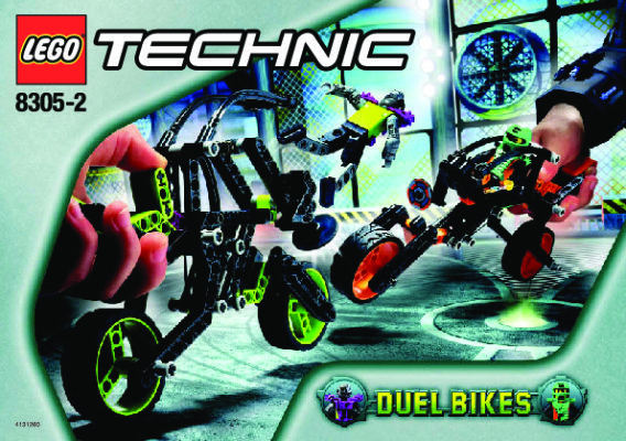 Bauanleitungen LEGO - 8305 - Duel Bikes: Page 1