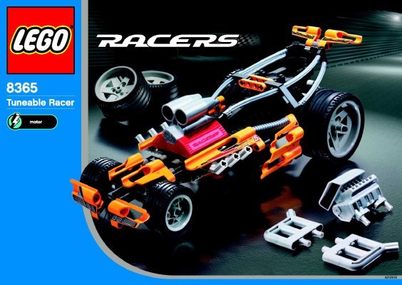 Bauanleitungen LEGO - 8365 - Tuneable Racer: Page 1