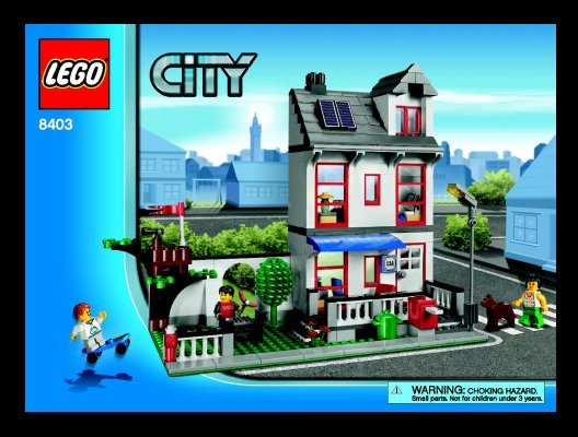 Bauanleitungen LEGO - 8403 - City House: Page 1