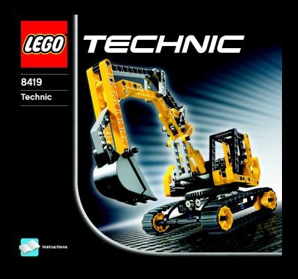 Bauanleitungen LEGO - 8419 - Excavator: Page 1