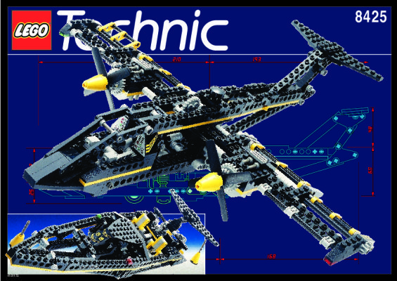 Bauanleitungen LEGO - 8425 - AIRPLANE: Page 1