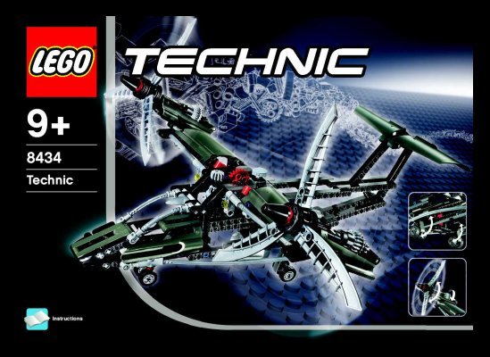 Bauanleitungen LEGO - 8434 - Aircraft: Page 1