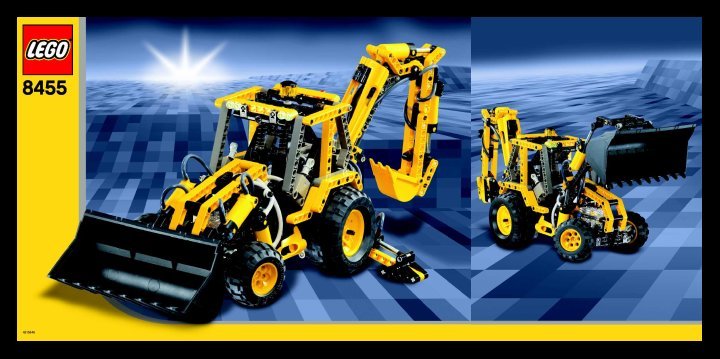 Bauanleitungen LEGO - 8455 - Back-hoe Loader: Page 1