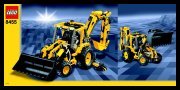 Bauanleitungen LEGO - 8455 - Back-hoe Loader: Page 1