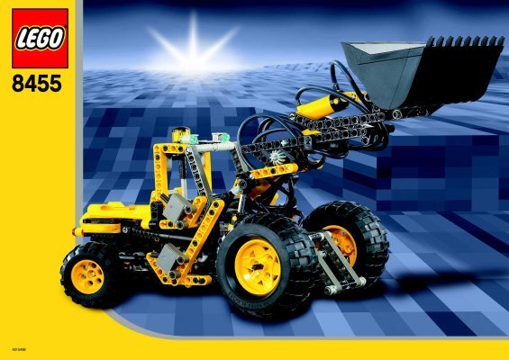 Bauanleitungen LEGO - 8455 - Back-hoe Loader: Page 1